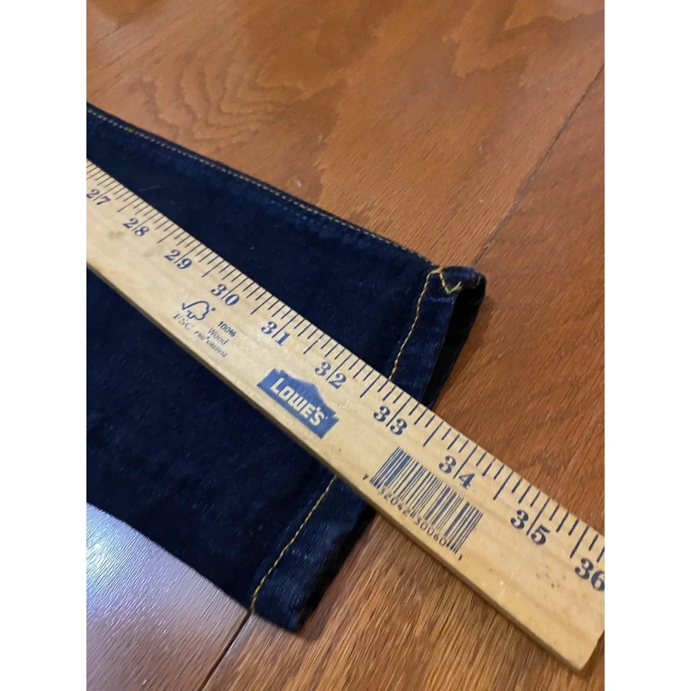Nudie Jeans Skinny Lin Jeans Mens 32x34 Blue Skinny Lin Stretch Denim Zip